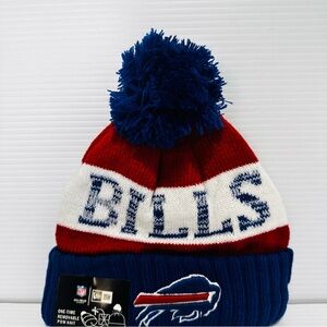Buffalo Bills Pom Knit Beanie